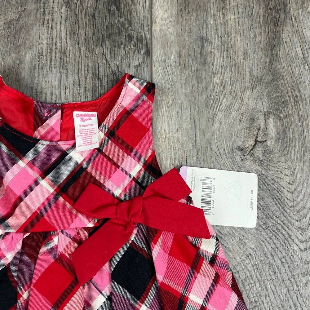 OshKosh B’gosh‎ Kids Red/Pink Plaid Dress